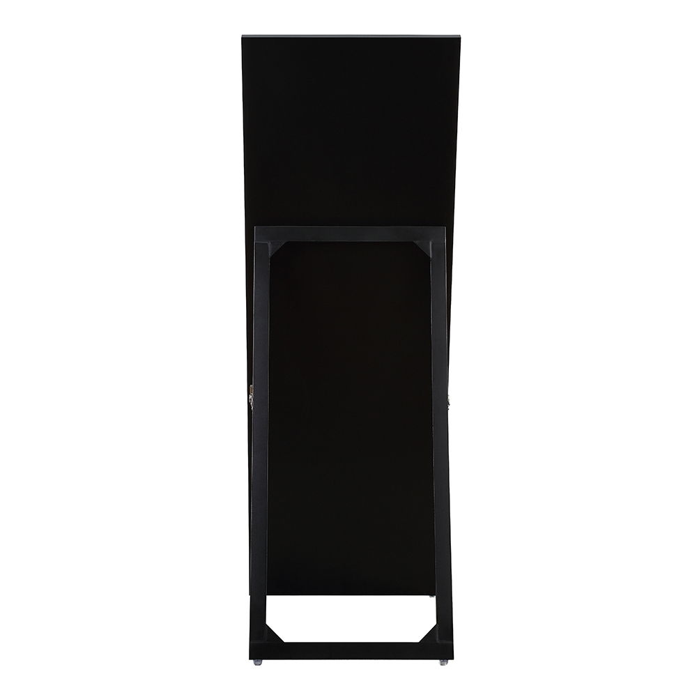 Noralie - 63" X 22" Floor Mirror - Mirrored & Faux Diamonds