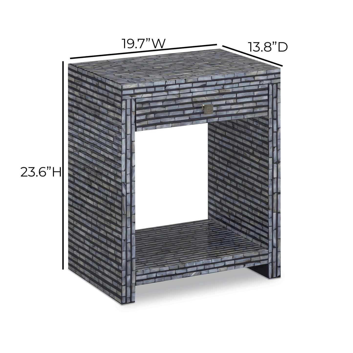 Cassis - Nightstand - Black