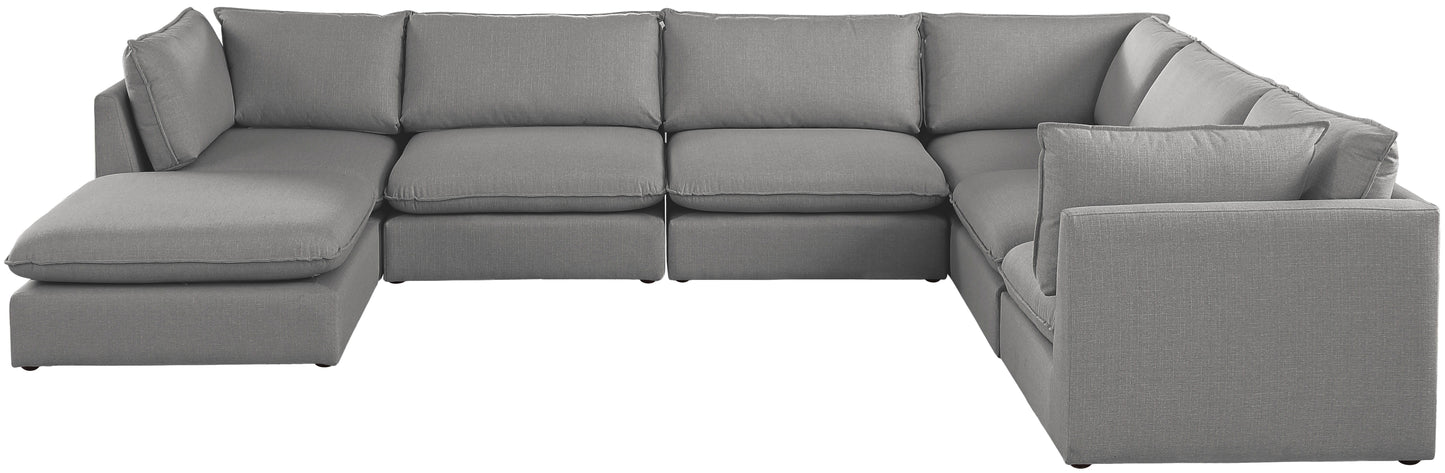 Mackenzie - Modular Sectional 7 Piece - Gray