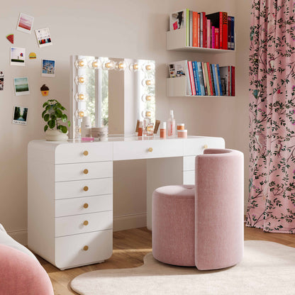 Alyssa - Rolling Desk Chair