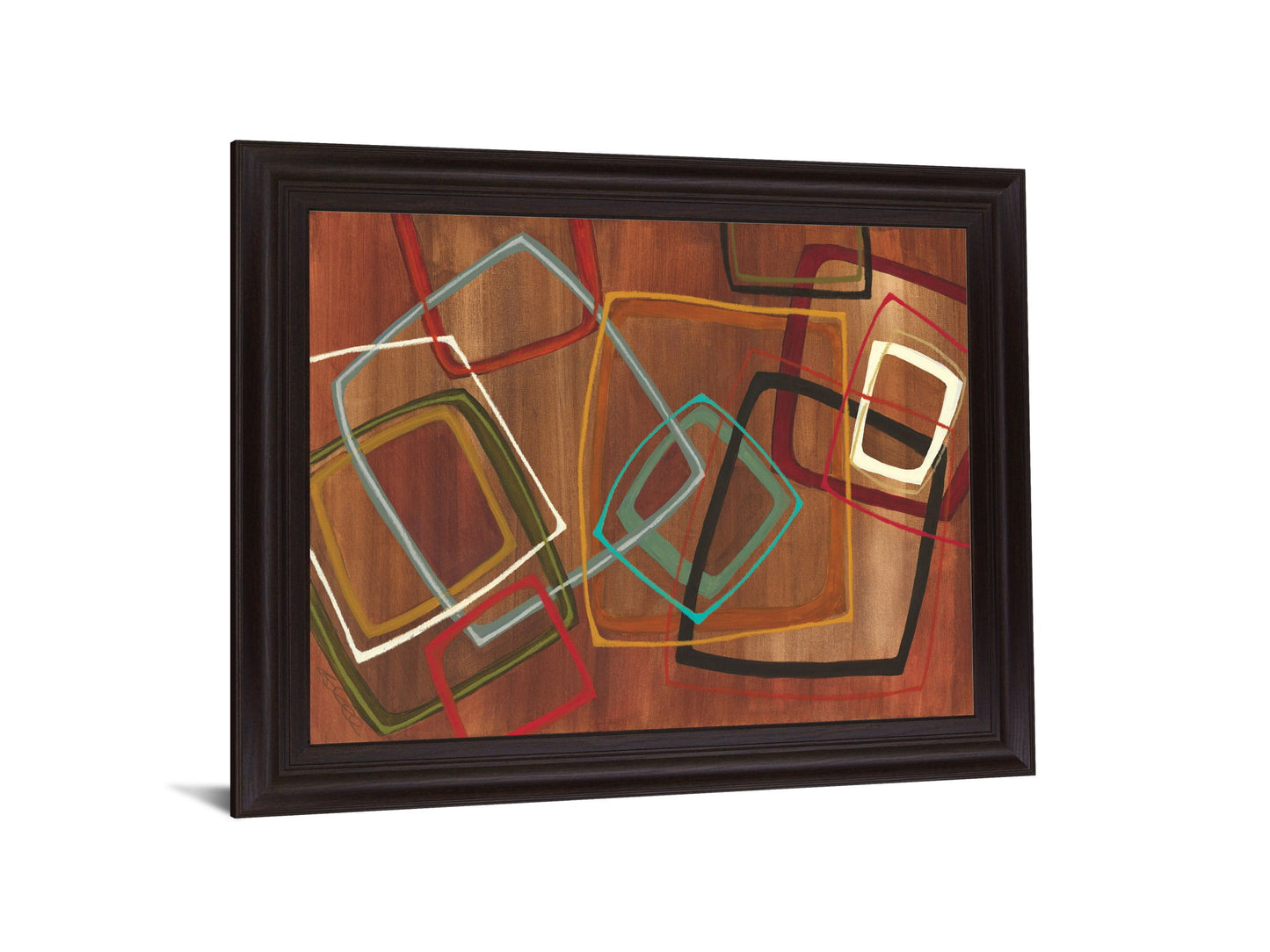 Retro Squares - 28" x 34" Framed Wall Art