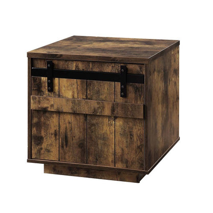 Bellarosa - End Table - Rustic Oak Finish