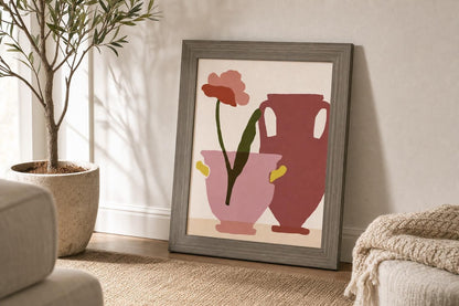 22x26 Flower Dance II By Melissa Wang - Pink
