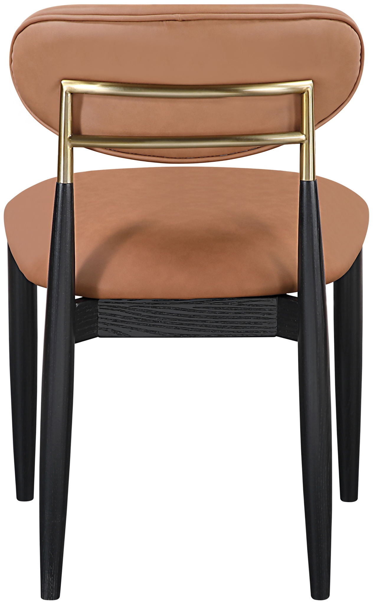 Riccio - Dining Side Chair (Set of 2) - Black And Gold Frame