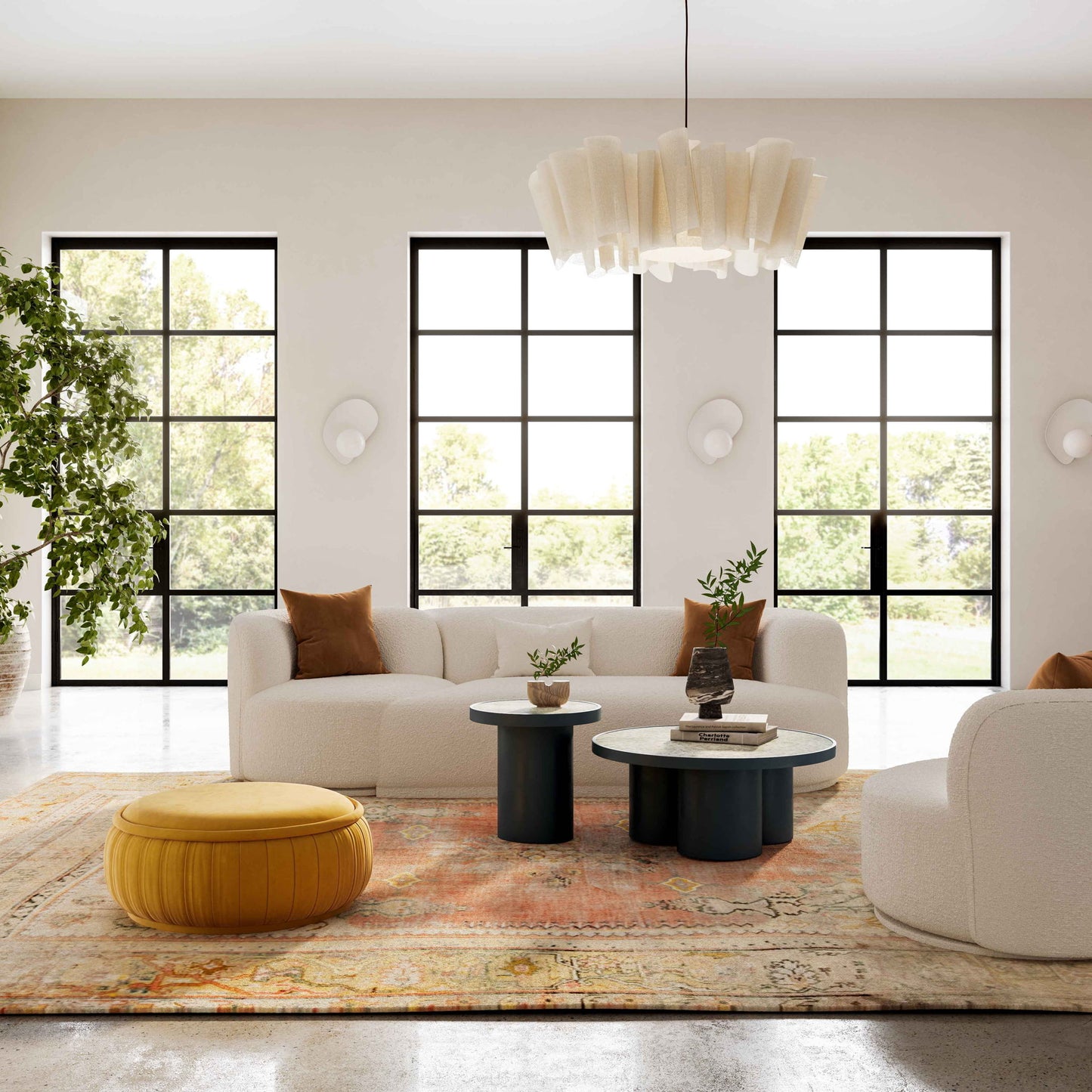 Fickle - Swivel Chair - Cream