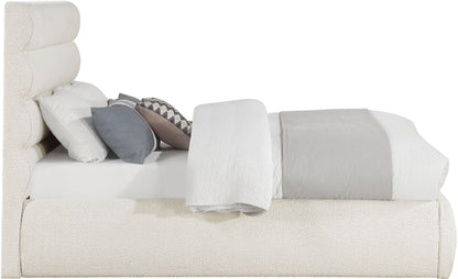 Adam - Boucle Fabric Bed With 52" Headboard