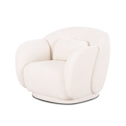 Misty - Knubby Fabric Accent Chair