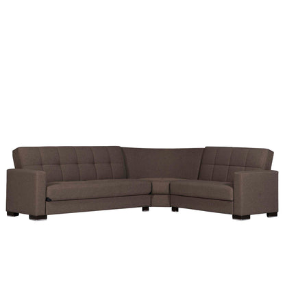 Ottomanson Armada - Upholstered Convertible Sectional With Storage - Polyester