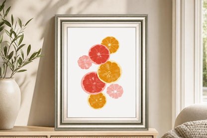 22x26 Festive Fruit II By Emma Caroline - Orange