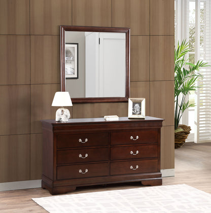 Glory Furniture - Louis Phillipe - Dresser & Mirror