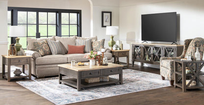 XXX's And OOO's - End Table - Two Tone