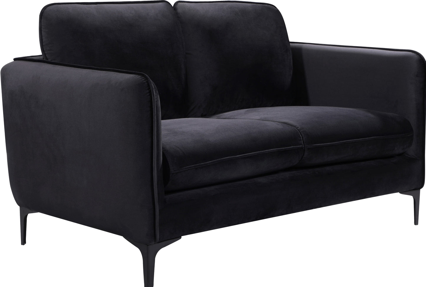 Poppy - Loveseat - Black