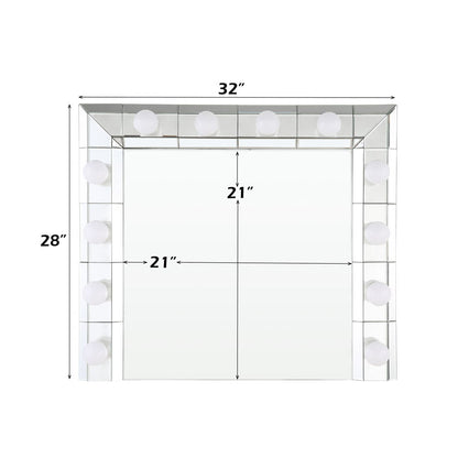 Dominic - 28" Accent Mirror - Mirrored
