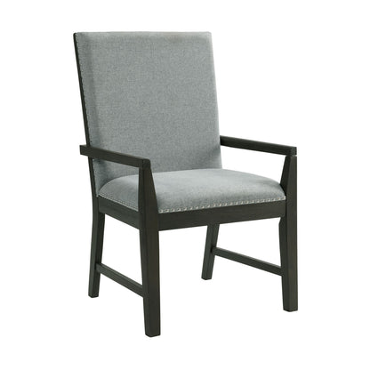 Donovan - Standard Height Arm Chair (Set of 2) - Gray