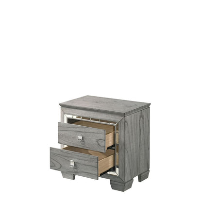 Antares - Nightstand - Light Gray Oak