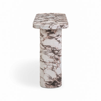 Darcy - Faux Capraia Console Table - Breccia