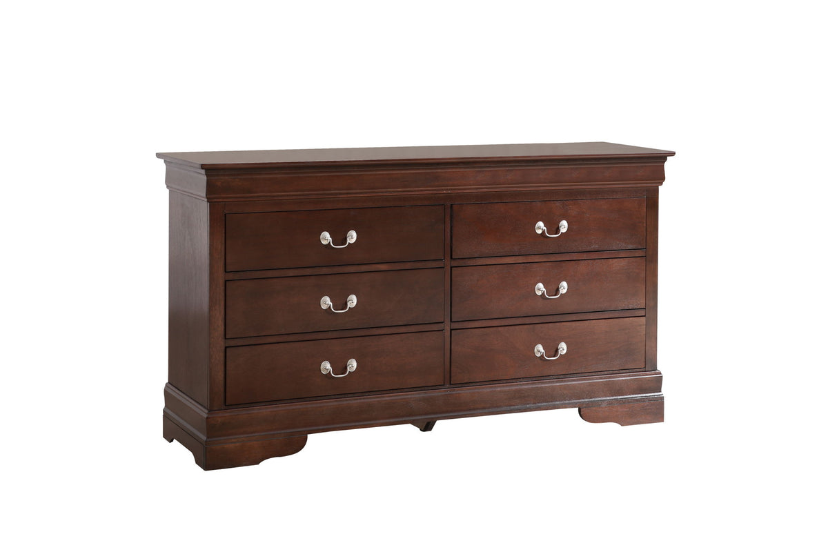 Glory Furniture - Louis Phillipe - Dresser & Mirror
