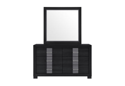 Optimus - 5 Piece Full Bedroom Set - Black