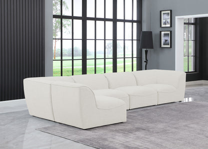 Miramar - Modular Sectional 5 Piece - Cream