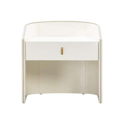 Collins - Lacquer Nightstand - Cream