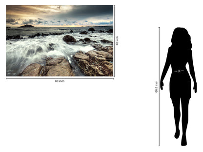 Tempered Glass Plus Foil Waves - Dark Gray