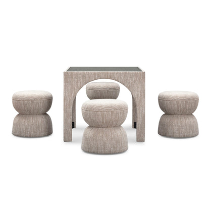Tomlin - Game Table And Ottoman Set