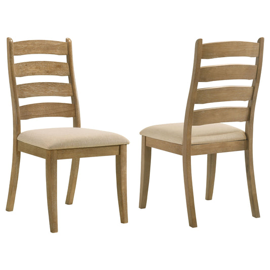 Danvers - Ladder Back Dining Side Chair (Set of 2) - Brown Oak