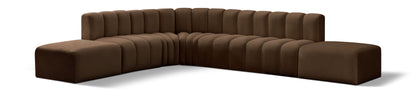 Arc - Velvet 7 Piece Corner Modular Sofa