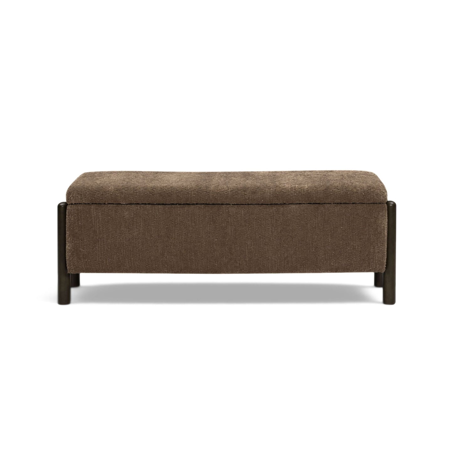 Abby - Nubby Fabric Storage Bench