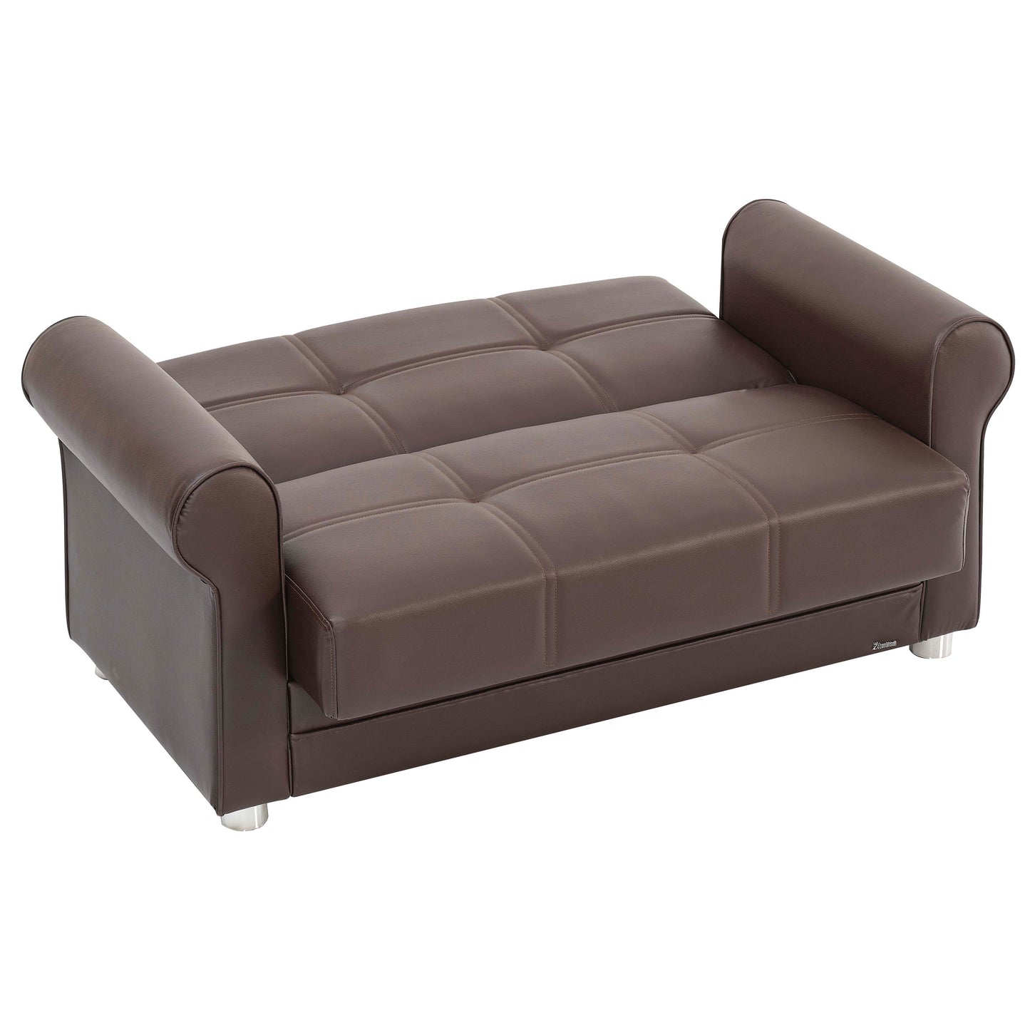 Ottomanson Avalon - Upholstered Convertible Loveseat With Storage