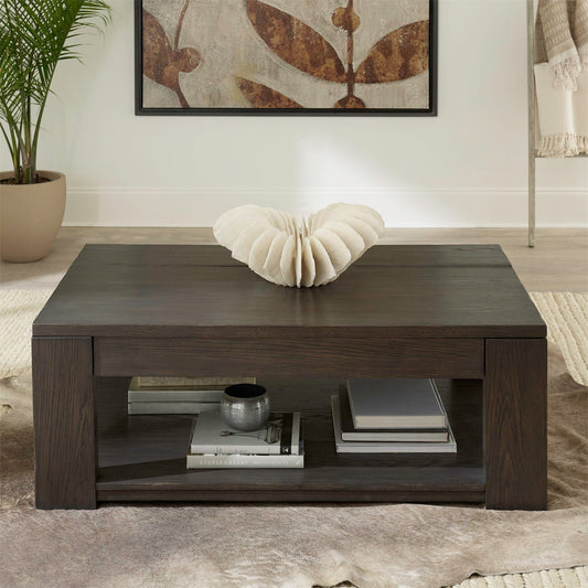 Lennox Hill - Lift Top Cocktail Table - Bark