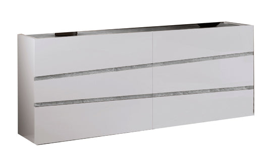 Alba - Double Dresser - White