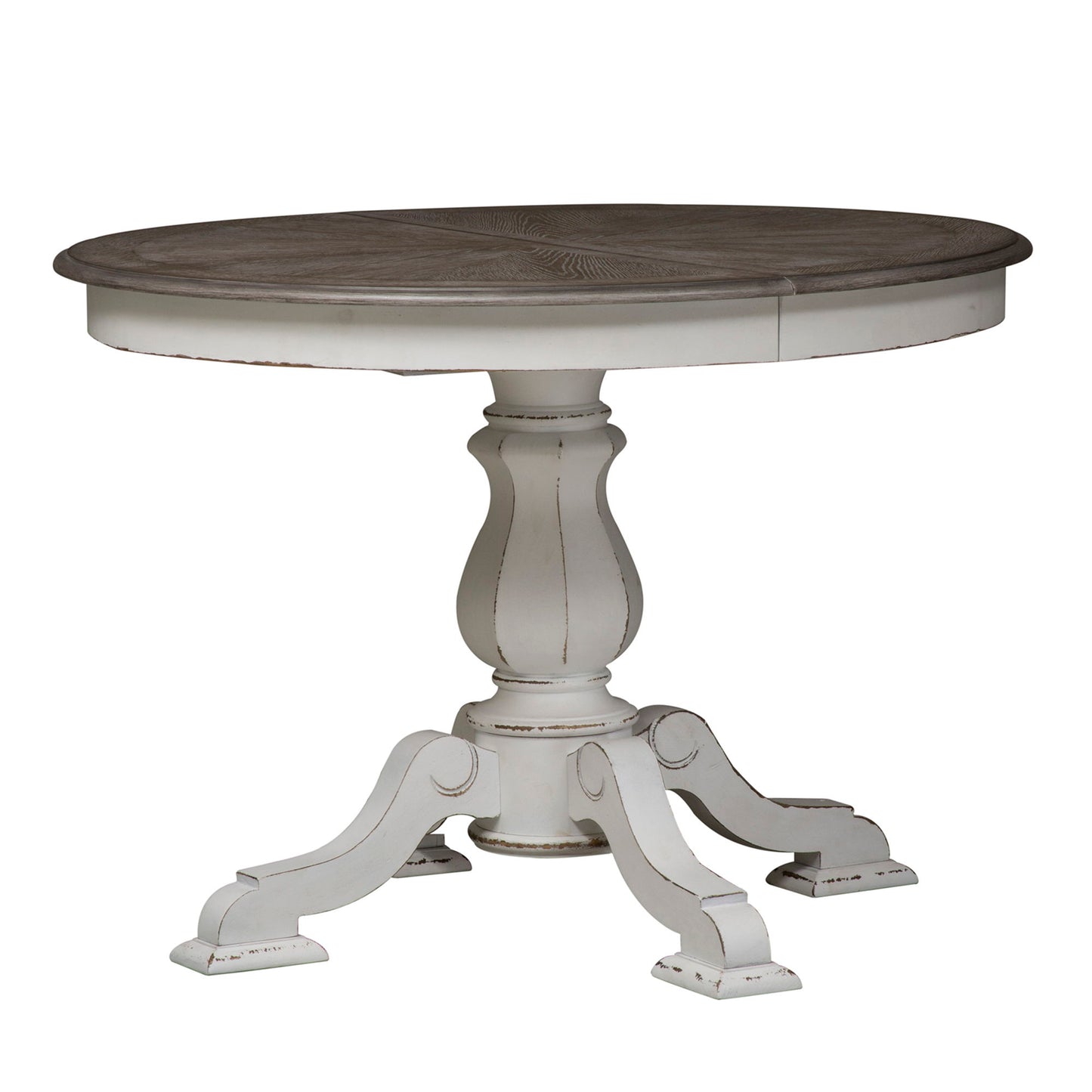 Magnolia Manor - Pedestal Table Set With Upholstered Chairs