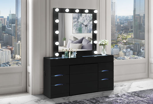 Ella - Vanity With Speaker - Black