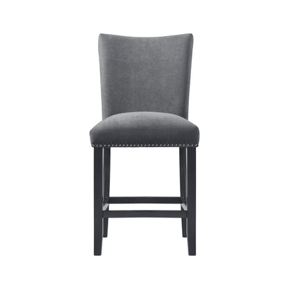 Tuscany - Counter Height Side Chair (Set of 2) - Charcoal