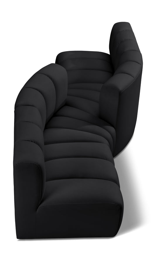 Arc - Faux Leather 4 Piece Sofa