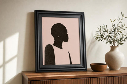 22x26 Pink Silhouette II By Jennifer Paxton Parker - Pink