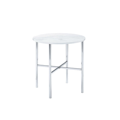 Cyrus - 3 Piece Occasional Table Set - Chrome