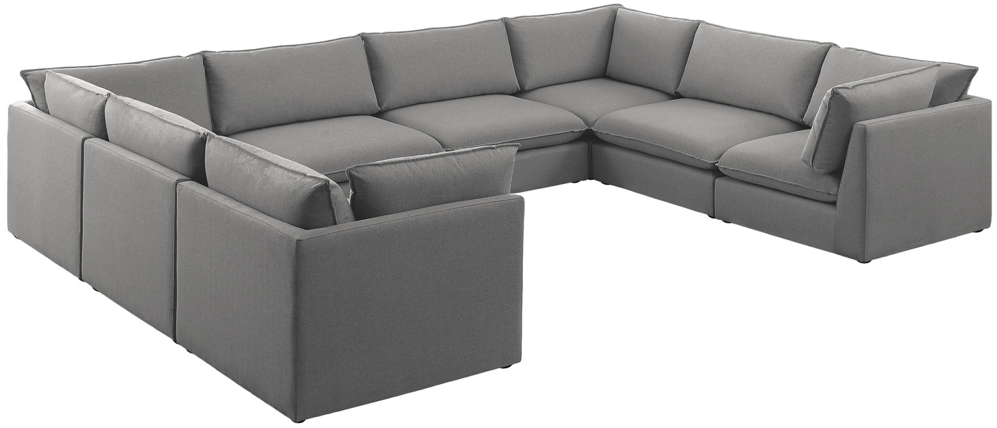 Mackenzie - Modular Sectional 8 Piece - Gray