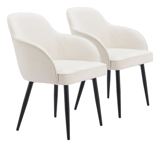 Jolie - Dining Chair (Set of 2) - White