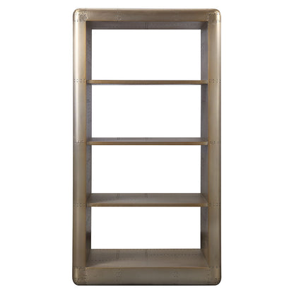 Jennavieve - Bookcase - Gold Aluminum