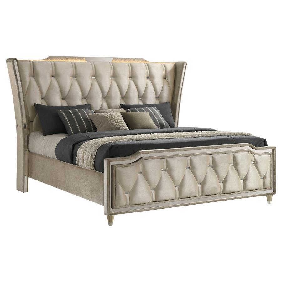 Lorient - LED Upholstered Bed