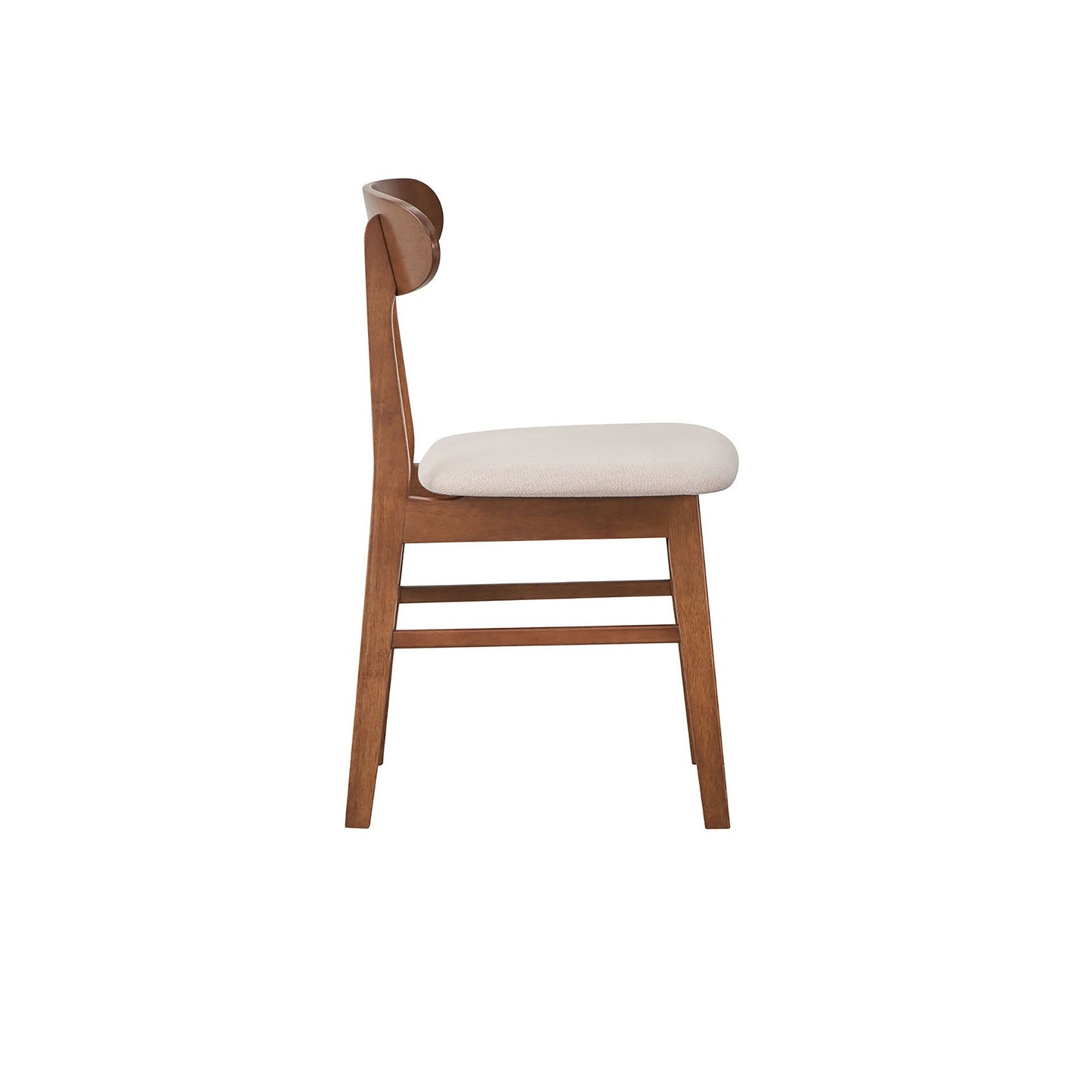 Morocco - Dining Chair With Natural Seat Cushion (Set of 2) - Brown