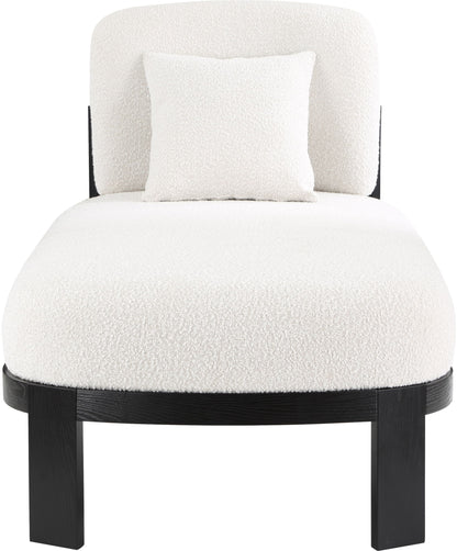 Maybourne - Chaise / Bench With Black Frame