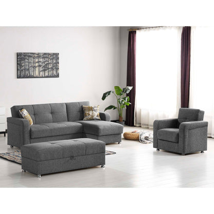 Ottomanson Harmony - Upholstered Convertible Ottoman With Storage