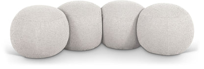 Apollo - Boucle Fabric Bench