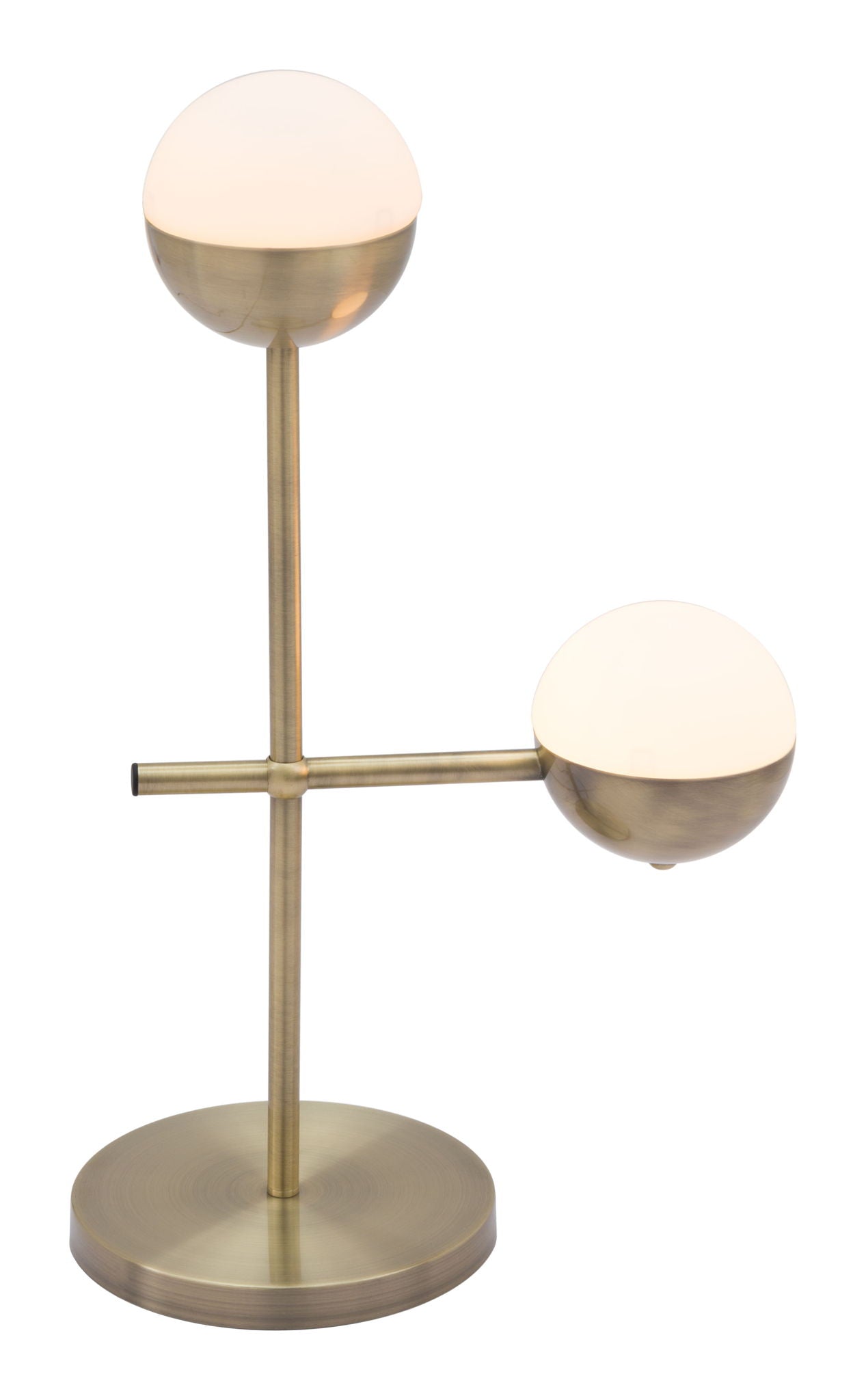 Waterloo - Table Lamp - White / Bronze