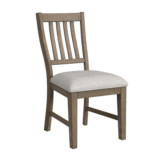 Yellowstone - Dining Side Chair (Set of 2) - Medium Brown / Gray