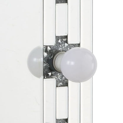 Noralie - Accent Mirror - Faux Diamonds & Mirrored