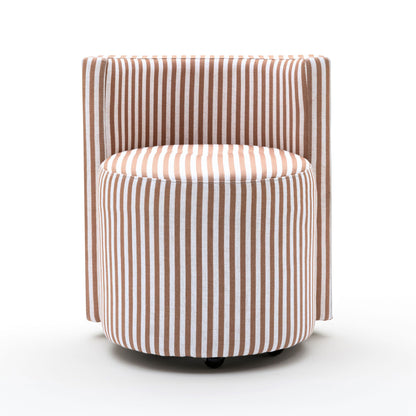 Alyssa - Striped Rolling Desk Chair